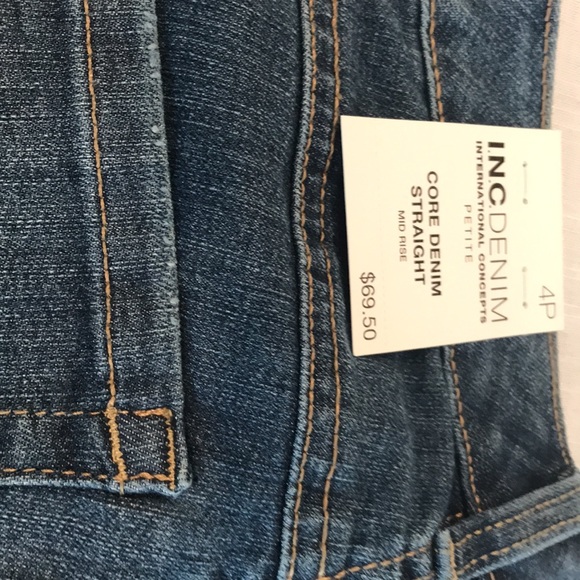 INC Denim petite cropped jeans - Picture 5 of 5